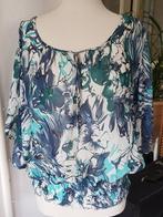 Z.g.n. dames bloes, mt XL. Blauw - groen, Verzenden, Zo goed als nieuw, Maat 46/48 (XL) of groter, Overige kleuren