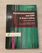 Bedrijfsadministratie met ERP in exact online, Boeken, Studieboeken en Cursussen, Beta, Ophalen of Verzenden, Zo goed als nieuw