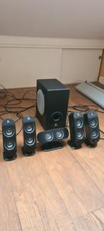 Logitech X-530 5 speakers + subwoofer, Computers en Software, Ophalen of Verzenden, Zo goed als nieuw