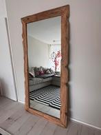 Grote houten spiegel 200 cm, Huis en Inrichting, Woonaccessoires | Spiegels, Ophalen, 200 cm of meer, Zo goed als nieuw, 75 tot 100 cm