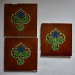 3 Antieke art-nouveau tegels: Simpson & Co, omstreeks 1905, Ophalen of Verzenden