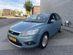 Ford Focus 1.8 Titanium 5D Flexi Fuel (bj 2009) Clima|Navi|P, Auto's, Gebruikt, 4 cilinders, Blauw, 1207 kg