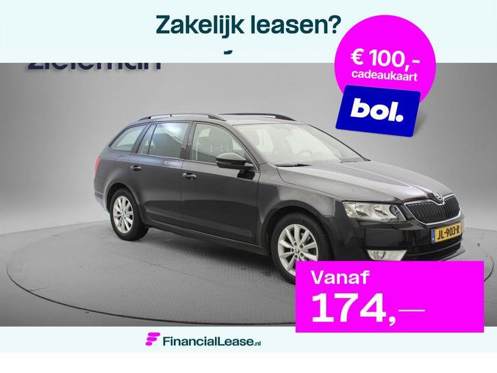 Skoda Octavia Combi 1.6 TDI Ambition Business Automaat - Car, Auto's, Skoda, Bedrijf, Lease, Financial lease, Octavia, ABS, Airbags