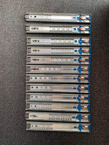 Ladegeleider 12 stuks van 35 cm soft close beschikbaar voor biedingen