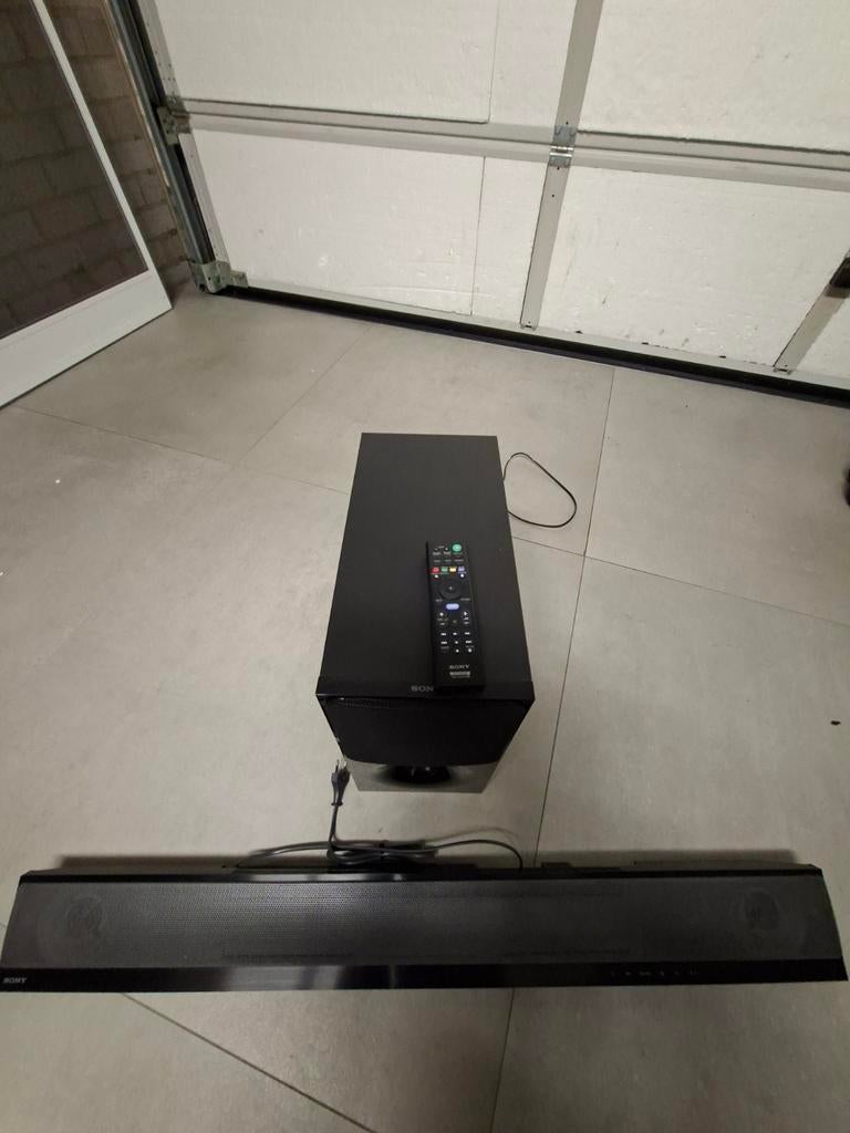 Sony active speaker en sub woofer, Ophalen