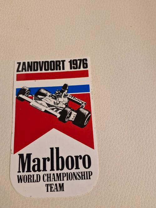 1816 Zandvoort 1976 Marlboro F1 Sticker, Verzamelen, Automerken, Motoren en Formule 1, Gebruikt, Formule 1, Ophalen of Verzenden