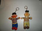 sesamstraat vintage sleutelhangers Bert en Ernie 13 cm, Ophalen of Verzenden, Zo goed als nieuw, Overige typen