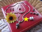 Tedora SIERADEN o.a. armband / ketting + hanger / bedels, Ophalen of Verzenden, Zo goed als nieuw, Tedora, 4 bedels of meer