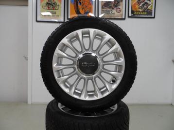 Fiat 500 origineel 15 inch winterbanden set in zeer goede st beschikbaar voor biedingen