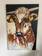 Olieverf Schilderij van een Koe - 115x75, Antiek en Kunst, Kunst | Schilderijen | Klassiek, Ophalen