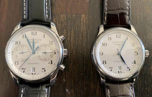 Longines Master Collection L2.629.4 Chonograaf + L2.628.4, Sieraden, Tassen en Uiterlijk, Horloges | Heren, Zo goed als nieuw