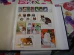 Verzameling gestempelde Poezen met 105 series/velletjes, Ophalen of Verzenden, Gestempeld, Dier of Natuur