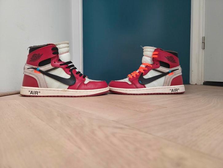 Nike Jordan Off-White Chicago - Maat 40, Kleding | Heren, Schoenen, Gedragen, Sneakers of Gympen, Overige kleuren, Ophalen of Verzenden