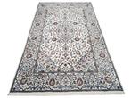 Handgeknoopt Perzisch wol Keshan tapijt medallion 138x215cm, Persian Perzisch vintage oosters hype, Crème, 100 tot 150 cm, 200 cm of meer