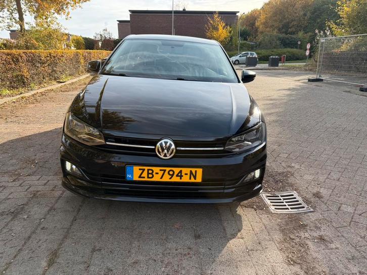 Volkswagen Polo 1.0 TSI 95pk 2019 Zwart, Auto's, Volkswagen, Particulier, Polo, Benzine, Hatchback, Handgeschakeld, Origineel Nederlands