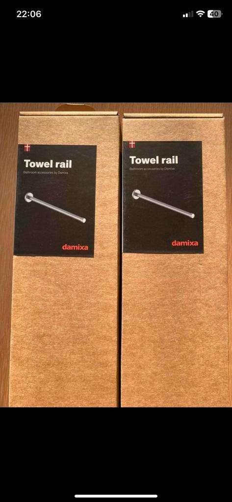 Damixa handdoekhouder handoekenstang, Huis en Inrichting, Badkamer | Badtextiel en Accessoires, Zo goed als nieuw, Handdoek, Ophalen of Verzenden