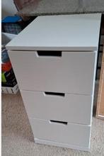 Twee Nordli ladekasten - Ikea - 3 laden per kast, Huis en Inrichting, Ophalen, 50 tot 100 cm, Zo goed als nieuw, 3 of 4 laden