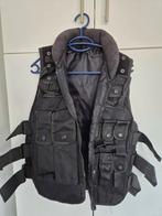 Zwarte Gilet voor Carnaval (maat L), Carnaval, Geen merk, Overige maten, Ophalen of Verzenden