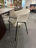 4x stoel boucle - 4x stoel naturel stof - 4x stoel beige, Ophalen, Nieuw, Stof, Vijf, Zes of meer stoelen