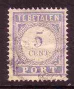 Nederland 1912 P51Ab Port 5c, Gest, Postzegels en Munten, Postzegels | Nederland, Ophalen of Verzenden, T/m 1940, Gestempeld