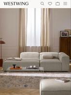 Westwing Lennon Modulaire Bank & Poef, Ophalen, 250 tot 300 cm, Gebruikt, 100 tot 125 cm