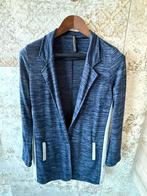 Follie Di Garbo Blazer Lang Cardigan S Blauw Made In Italy, Ophalen of Verzenden, Zo goed als nieuw, Blauw