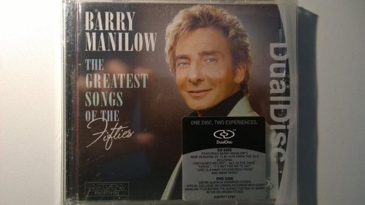 Barry Manilow - The Greatest Songs Of The Fifties (DualDisc), Cd's en Dvd's, Cd's | Pop, Zo goed als nieuw, 1980 tot 2000, Ophalen of Verzenden