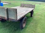 Te koop platte wagen (boeren hooi wagen), Doe-het-zelf en Verbouw, Transportwagens, Ophalen