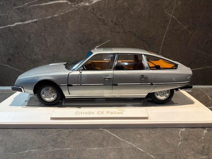 Norev Citroen CX Pallas zilver 1:18, Hobby en Vrije tijd, Modelauto's | 1:18, Nieuw, Auto, Norev, Ophalen of Verzenden