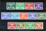 Nvph 379-391 vliegende duif 1941 ongebruikt, Postzegels en Munten, Postzegels | Nederland, Ophalen of Verzenden, Na 1940, Postfris