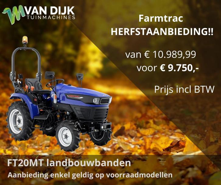 Farmtrac FT20MT ACTIEPRIJS €8057,85 excl BTW €9750 incl BTW, Zakelijke goederen, Agrarisch | Tractoren, tot 2500, Overige merken