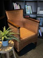 Fauteuil van rotan, Huis en Inrichting, Fauteuils, Ophalen, Gebruikt, Riet of Rotan, 50 tot 75 cm