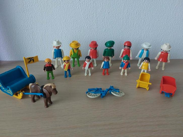 Vintage Playmobil Poppetjes/Arreslee etc., Kinderen en Baby's, Speelgoed | Playmobil, Gebruikt, Los playmobil, Ophalen of Verzenden