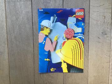Lego ideeenboek nr 260 uit 1990 met stickervel. beschikbaar voor biedingen