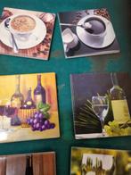 onderzetters met wijn / koffie foto's, Huis en Inrichting, Ophalen of Verzenden