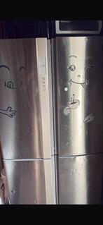RVS Koelkast met vriezer - Professioneel/Huishoudelijk, Witgoed en Apparatuur, Gebruikt, 200 liter of meer, 60 cm of meer, Energieklasse A of zuiniger