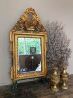 18e eeuws Franse bruidsspiegel, spiegel met kuif, Ophalen of Verzenden