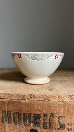 Franse spoelkom rood met goud, Ophalen of Verzenden