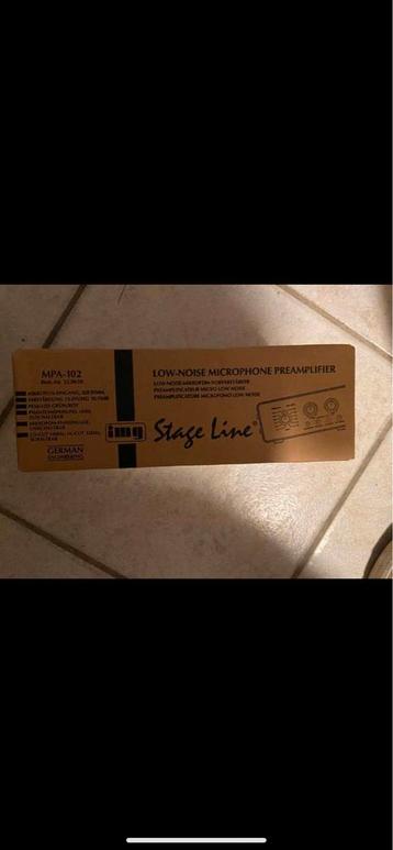 Stage Line MPA-102 Microfoon Voorversterker - nieuw beschikbaar voor biedingen
