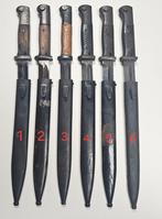 18 originele Duitse bayonetten, Ophalen of Verzenden, Landmacht, Duitsland, Mes of Dolk