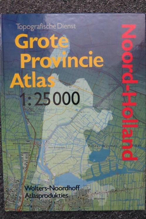 Grote Provincieatlas Noord-Holland, Provincie Atlas, 1:25000, Boeken, Atlassen en Landkaarten, Zo goed als nieuw, Overige atlassen
