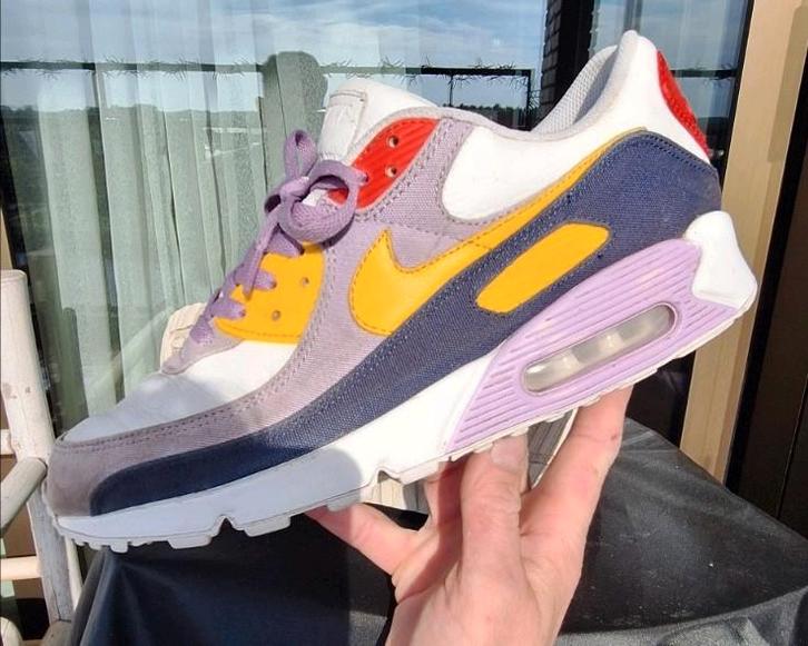 Nike Air Max 90 NBY 2022 Multicolor 45.5 / 11.5, Kleding | Heren, Schoenen, Zo goed als nieuw, Sneakers of Gympen, Overige kleuren
