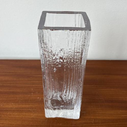 Vintage 70's Zweedse vaas  van Bengt Edenfalk voor Skruf, Antiek en Kunst, Antiek | Glas en Kristal, Ophalen of Verzenden