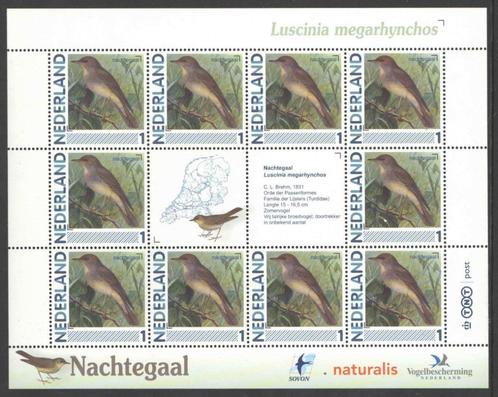 Postzegels Vogels in Nederland: Nachtegaal, Postzegels en Munten, Postzegels | Nederland, Postfris, Na 1940, Ophalen of Verzenden