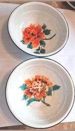 2 schalen Emaille,  China Bumper Harvest, Antiek en Kunst, Ophalen of Verzenden
