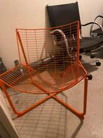 IKEA PS VÅGÖ design loungestoel–Thomas Sandell –oranje staal, Tuin en Terras, Tuinstoelen, Ophalen of Verzenden, Zo goed als nieuw