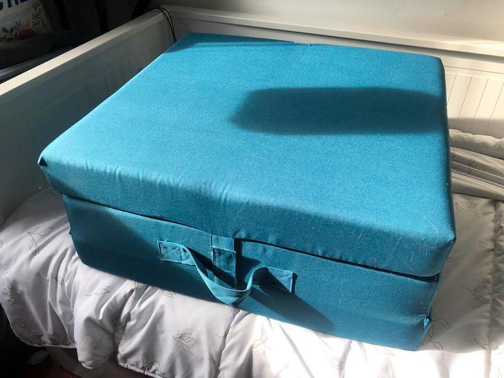 Opvouwbaar logeermatras, Huis en Inrichting, Slaapkamer | Matrassen en Bedbodems, Zo goed als nieuw, Matras, 70 cm of minder, 190 cm of minder