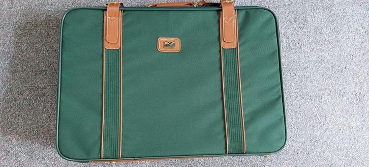 Koffer70x49x21 cm,groen,slot, wieltjes, uitschuifbaar handgr, Sieraden, Tassen en Uiterlijk, Koffers, Nieuw, Overige materialen