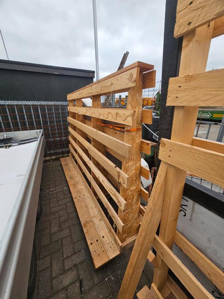 Houten Kozijnbok / Glasbok / Transportbok, Doe-het-zelf en Verbouw, Kozijnen en Schuifpuien, Gebruikt, Hout, 150 tot 225 cm, Minder dan 75 cm