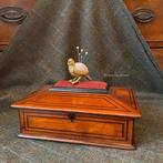 Engels antiek mahonie naaidoos/kist, Antiek en Kunst, Ophalen of Verzenden